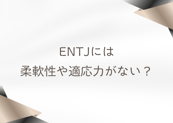 ENTJ 適応力