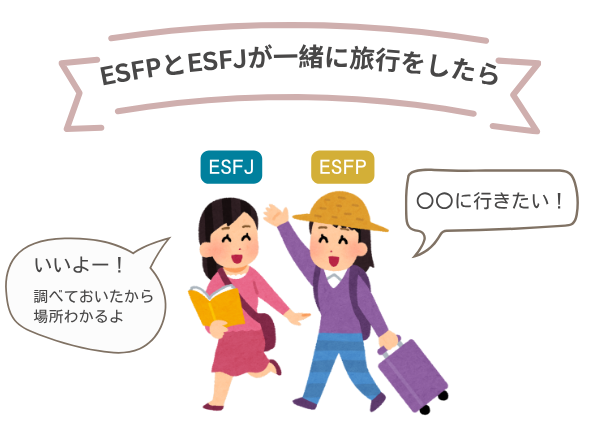 ESFP ESFJ 違い