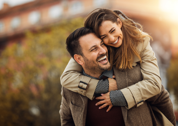 仲良しのカップル