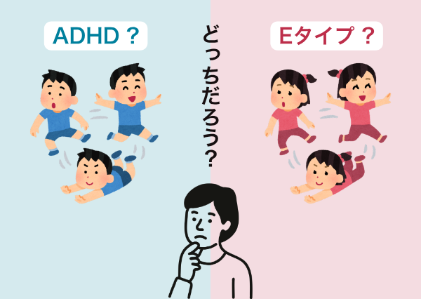 ADHD 外向型 多い MBTI