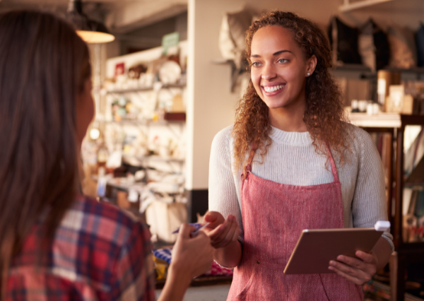 接客業をしている人