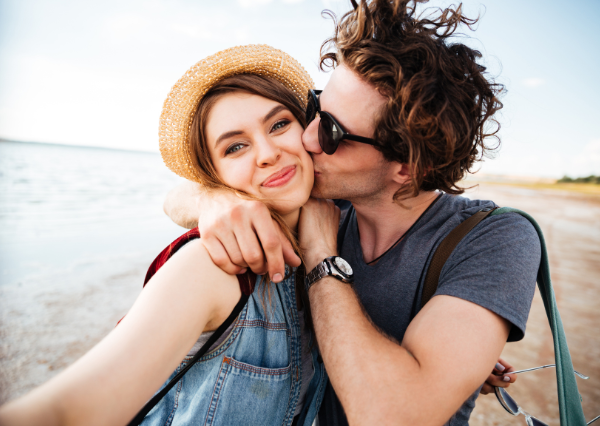 幸せそうなカップル