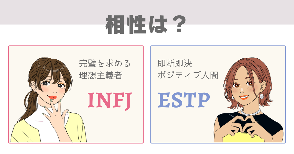 INFJ ESTP 相性