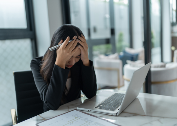 落ち込んでいる人