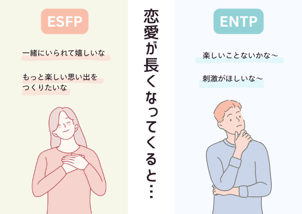ESFP ENTP 相性