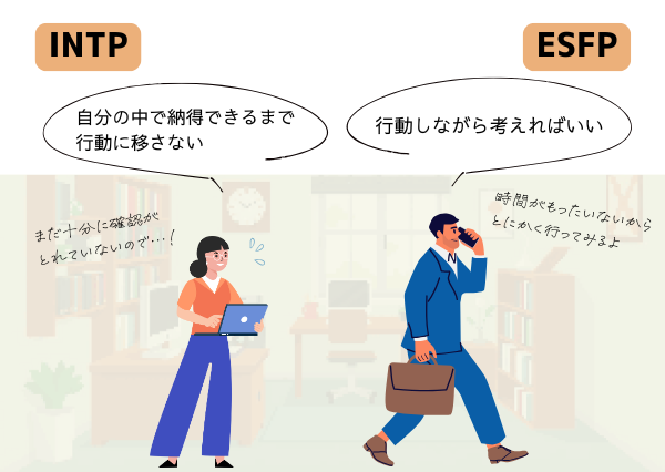 INTP ESFP 相性