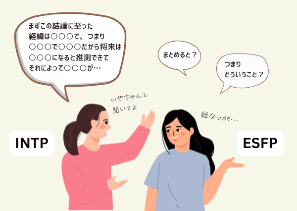 INTP ESFP 相性