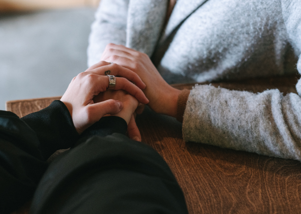 相手を励ます人