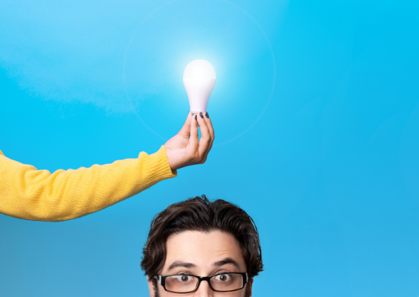 ひらめくイメージ