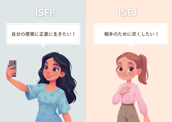 ISFP ISFJ 相性